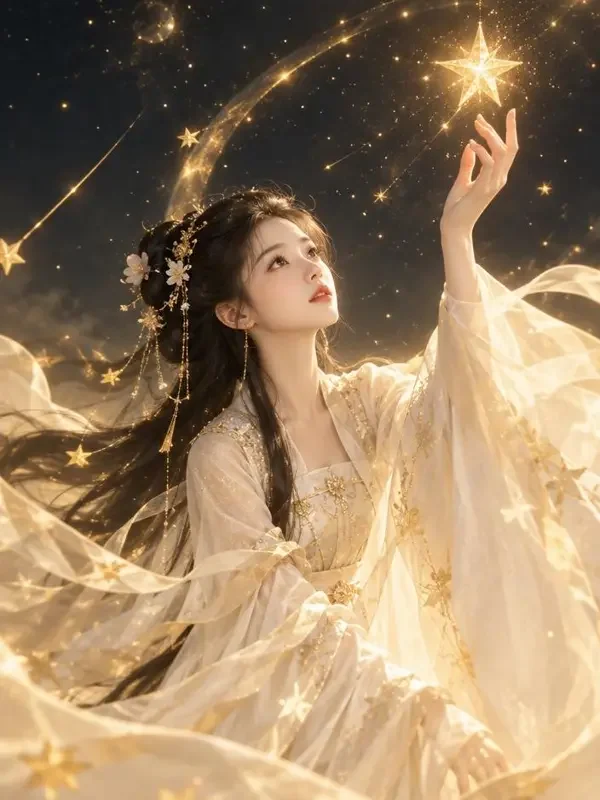 AI看片《星河入梦》封面 - 古风题材治愈短剧